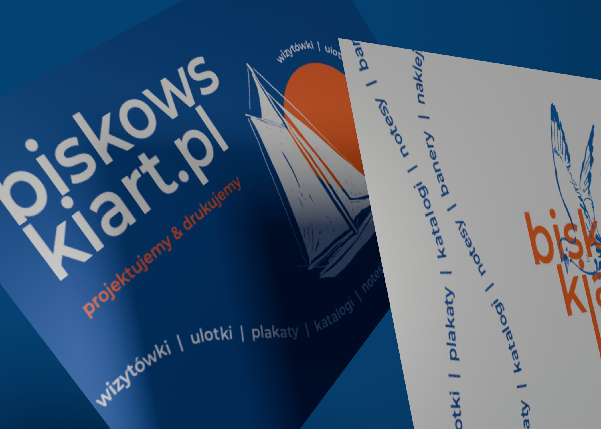 Wizytówki foliowane