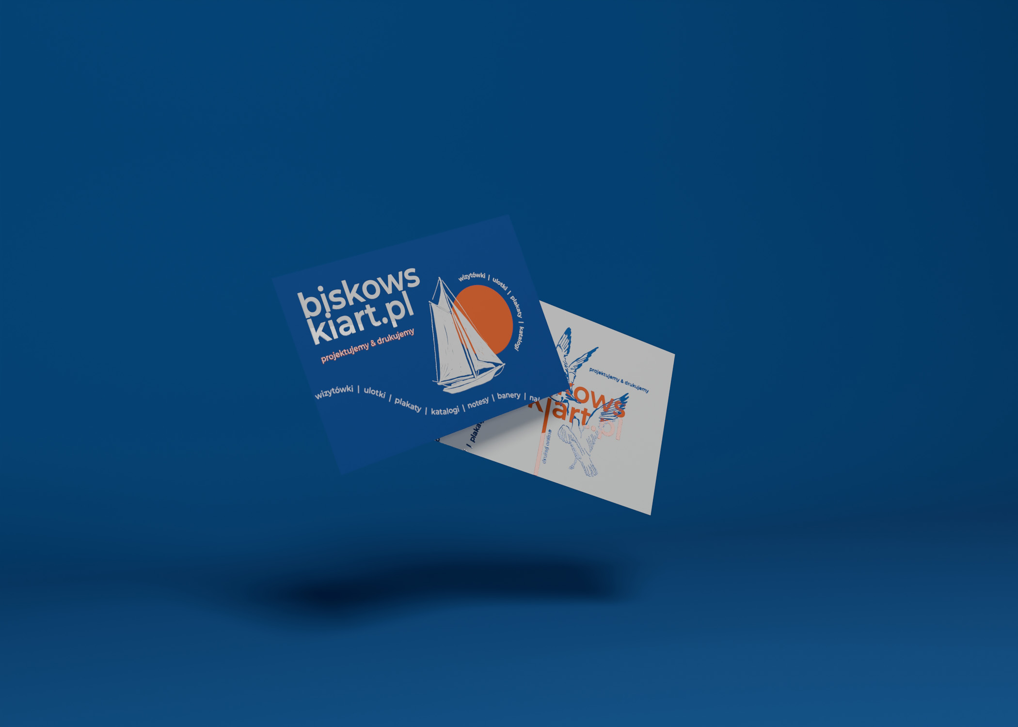 Wizytówki lakierowane